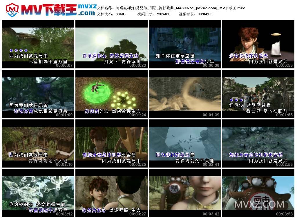 刘嘉亮-我们是兄弟_国语_流行歌曲_MA300751